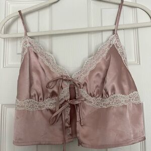 Lacy silk top